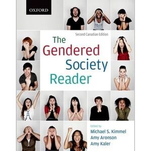 THE Gendered Society Reader Second Canadian Edition Text Book Feminist Sociology